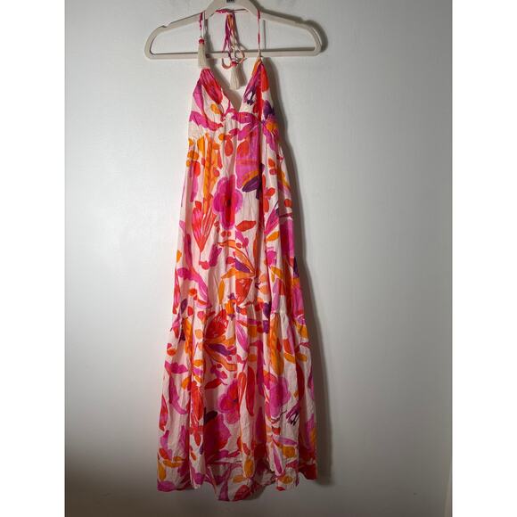 Zara Pink Floral Sundress Sz s - Picture 4 of 4